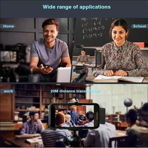 product_image_name-Generic-J13 Professional Wireless Lavalier Microphone Rechargeable Noise Cancellation Lapel Mic-6