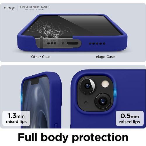 product_image_name-Generic-For Apple IPhone 13 Real Silicone Case With Inside Microfiber Lining-3