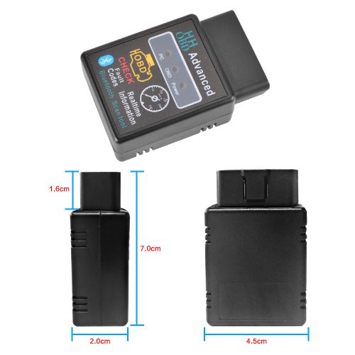 ELM327 V2.1 OBD 2 OBD-II Car Auto Bluetooth Diagnostic Interface Scanner  Android 