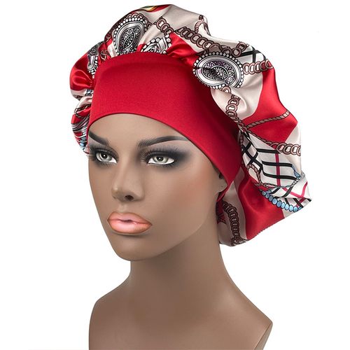 Satin Wide Band Satin Hair Bonnet Sleeping Cap Silk Hair Bonnet Cap Large Satin  Bonnet  Best Price Online  Jumia Kenya