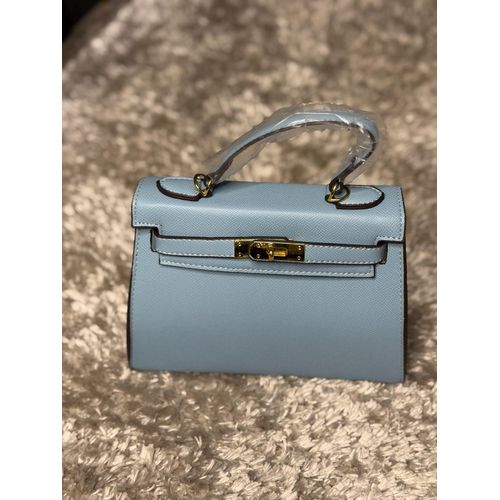 product_image_name-Generic-Women's Luxury Structured Top-Handle Mini Handbag with Gold-Tone Lock-1