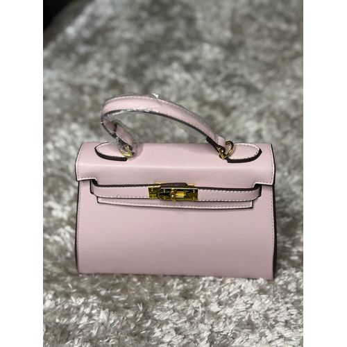 product_image_name-Generic-Women's Luxury Structured Top-Handle Mini Handbag with Gold-Tone Lock-3