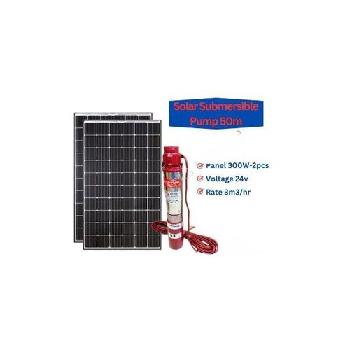 product_image_name-Sunlight Solar-2 Pcs 300 W Solar Panel  All Weather+ 50M Solar Submersible Pump....-1