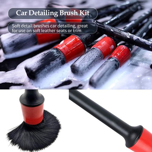 Generic 14PCS Car Detailing Brush Kit Set 5 Detail Brush 3 Drill @ Best  Price Online