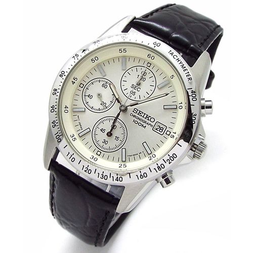 Seiko Chronograph watch genuine leather belt set Domestic regular flow item  White SND363P1 @ Best Price Online | Jumia Kenya