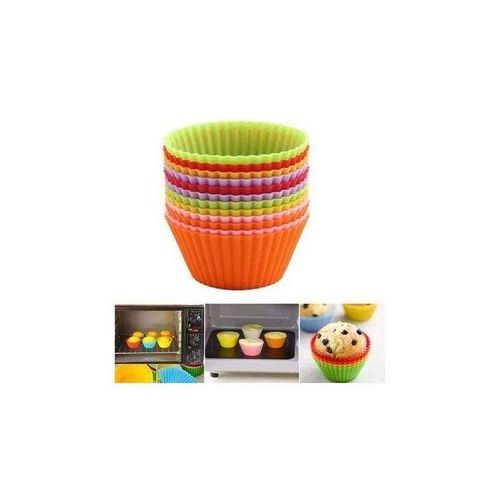 product_image_name-Silicon-12pcs Muffin Cup Cakes Mould-1