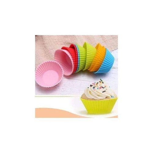 product_image_name-Silicon-12pcs Muffin Cup Cakes Mould-2