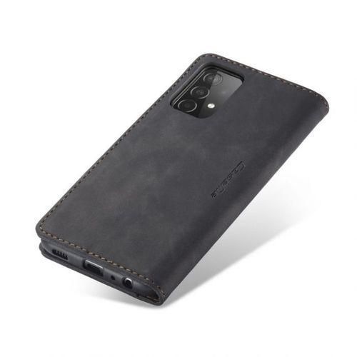 product_image_name-Generic-Caseme Leather Case For Samsung  A 52  5G , Anti-Fall Retro Handmade Leather Magnetic Wallet Flip Case With Kickstand And Cash SlotCard Slots, 6..-2