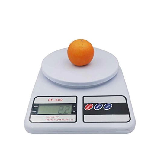 product_image_name-Generic-SF-400 Digital Kitchen Scale 10kg High Precision Electronic Weighing Scale LCD Tare Function Multi Unit Food Coffee Baking Compact Portable-4