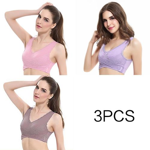 Fashion Cross Side Buckle Wireless Women Sleep Bra Bralette Top