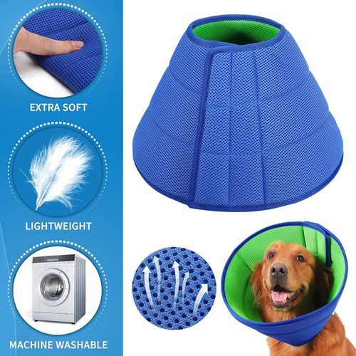 Generic Dog Cone Collar Stop Licking Anti Bite Lick For Large Medium Small  @ Best Price Online