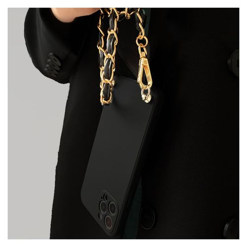 Stylish Camellia Bracket Leather Crossbody Lanyard Chain Bracelet Soft Case  For IPhone 13 11 12 Pro Max X XR XS 7 8 Plus Cover