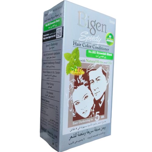 product_image_name-Bigen-Speedy Hair Colour Conditioner BROWNISH BLACK-1