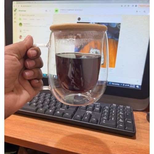 product_image_name-Generic-Double wall glass cup with bamboo lid -3