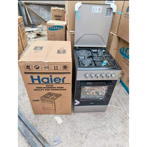 product_image_name-Haier-50*60 3Gas + 1Electric cooker with electric oven-1