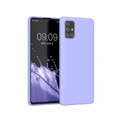 product_image_name-Generic-Samsung Galaxy A71 5/4G GOOD QUALITY SILICONE COVER / CASE PURPLE-1