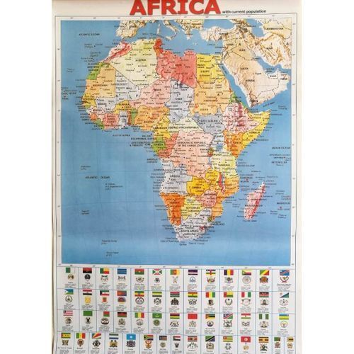 Jumia Books Map Of Africa Wall Chart Best Price Online Jumia Kenya 