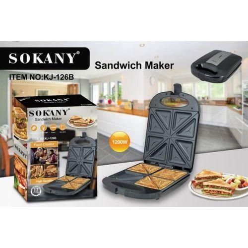 product_image_name-Sokany-4 Slice Sandwich Maker & Toaster with Power on and ready indicator lights-2