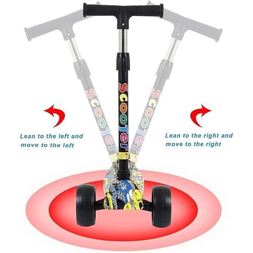product_image_name-Generic-3 Wheel Scooter for Kids with Music & LED Light-3