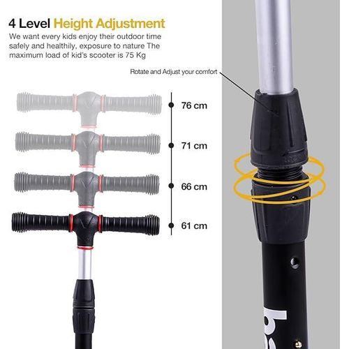 product_image_name-Generic-3 Wheel Scooter for Kids with Music & LED Light-4