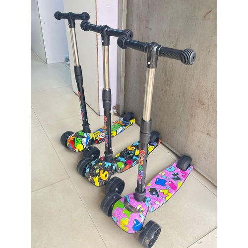 product_image_name-Generic-3 Wheel Scooter for Kids with Music & LED Light-6