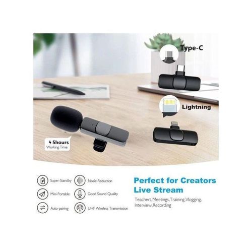 product_image_name-Generic-Professional Omnimic Wireless Lavalier Lapel Microphone for Android/iphone Computer-2