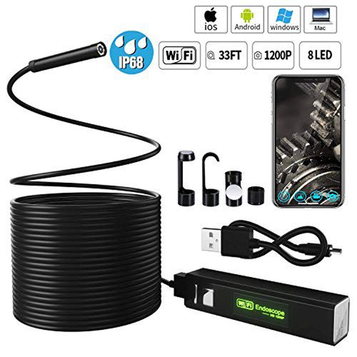 Wi-Fi Borescope Inspection Camera