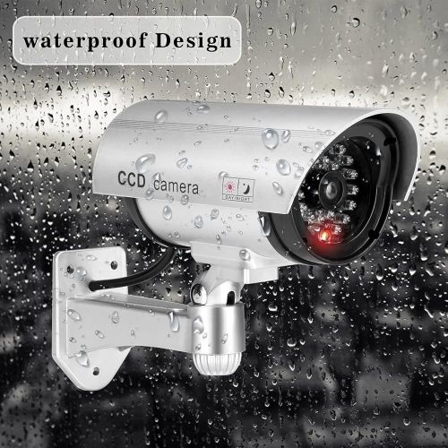 product_image_name-Generic-Dummy Security Camera, Fake CCTV Surveillance System with Realistic Red Flashing Lights -3