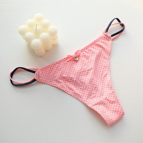 Fashion Hot Sale Milk Silk Seamless Women's Thong Sweet High-waist Thin  Belt Ladies Underwear Thin Breathable Skin-friendly Thong JIN @ Best Price  Online