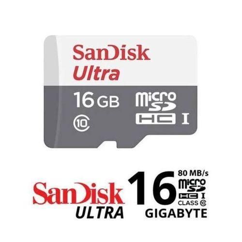 product_image_name-Sandisk- Ultra 16GB MicroSD 80Mb/s Speed Memory Card-1
