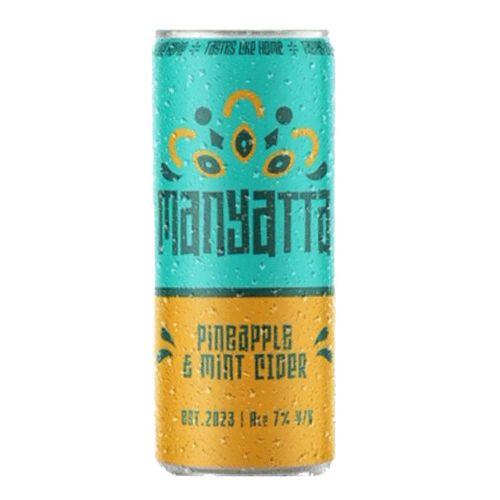 product_image_name-Manyatta-Pineapple & Mint Cider Can - 300ml Pack of 6-2