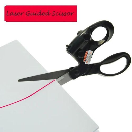 product_image_name-Generic-Laser Guided Scissors Sewing Fabric Scissors Cutting Tool-2