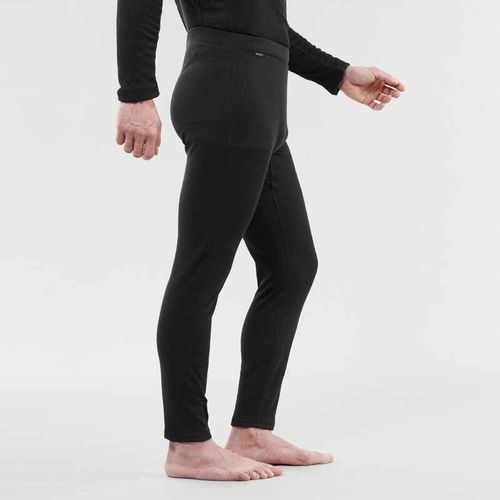 product_image_name-Wedze-M Ski Thermal Base Layer Bottoms - Bl 100 - Black-2
