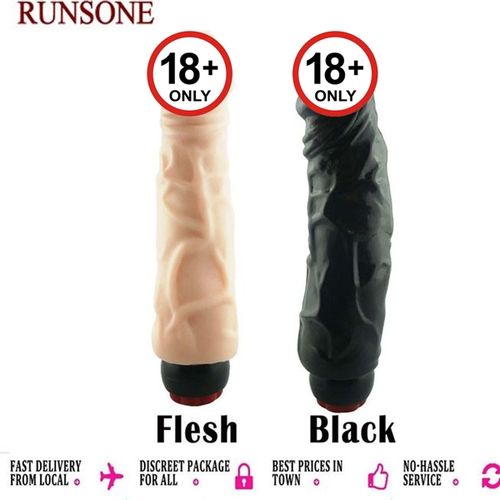 RUNSONE Large Thick Dildo Realistic Veined Huge Shaft