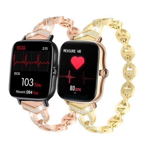Generic 20mm Metal Strap For Amazfit Gts 3 2 4 Mini Watch Band Amazfit Bip S U Pro S Lite Wristband Stainless Steel Diamond Bracelet Best Price Online Jumia Kenya