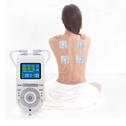 Maseajador Electroestimulador Muscular, Tens 4 Pads