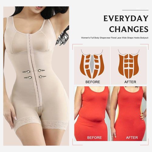 Colombian Womens Tummy Control Waist Trainer Bodysuit With