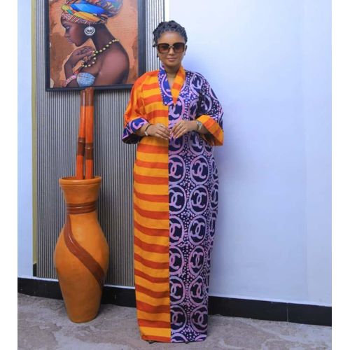 Fashion Multicolour Cotton Evening Dress - Women's Ankara Dera, One Size @  Best Price Online | Jumia Kenya