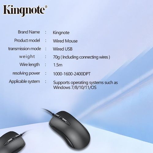product_image_name-Kingnote-Wired Mouse Business Travel Necessary 3-speed DPI Adjustable-5