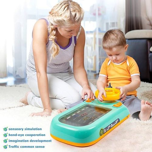 product_image_name-Generic-Toddler Steering Toy Driving Simulator with Music & Lights-3
