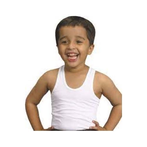 Fashion 3 Pcs Kids Vests /Tank Tops/ White Children Vest. @ Best