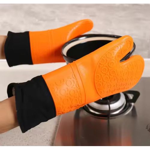 product_image_name-Generic-A Pair / 2PC Silicone Heat Resistant Oven Gloves / Oven Mitts-1
