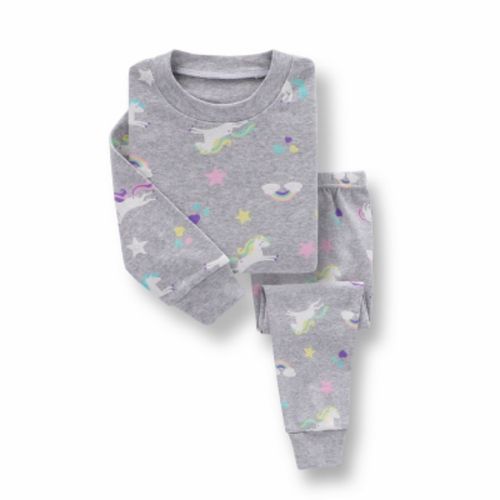 Fashion Baby Girls Pure Cotton Long Sleeve Pajama / Lounge Wear