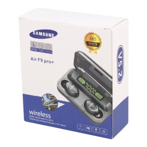 product_image_name-Samsung-Air F9 Pro+ WIRELESS EARBUDS PODS Power Bank 2200mah-1