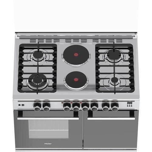 product_image_name-Haier-60*90 4+2 standing cooker with gas compartment and sensor-3