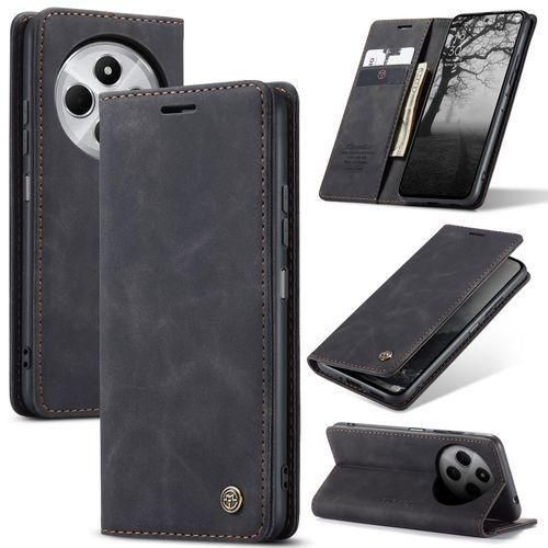 product_image_name-Caseme-For Redmi 14C Flip Leather Wallet Case With 2 Cards Slot-1