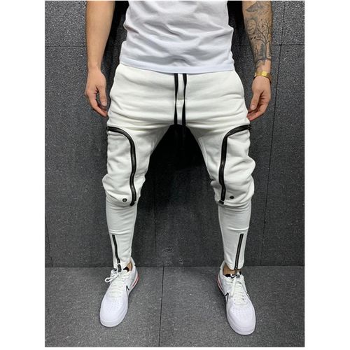 Fashion (Red)Men Sportswear Mens Joggers Casual Pants Fitness Tracksuit  Bottoms Skinny Sweatpants Trousers Black Gyms Jogger Track Pants WAR @ Best  Price Online