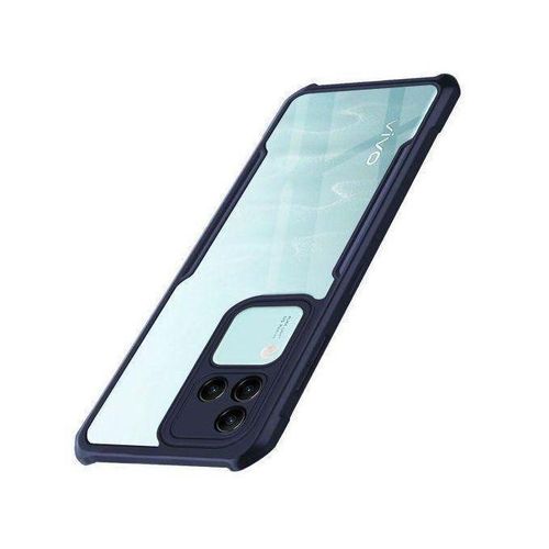 product_image_name-Xundo-Vivo V30 Airbag Shockproof Bumper Shell Back Transparent Acrylic + TPU Buffer Case Cover-1