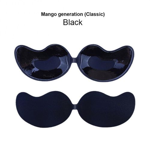 Fashion Women Invisible Bras Mango Silicone Chest Stickers Lift Up-black  01-A Cup @ Best Price Online