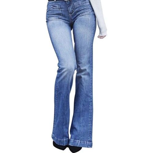 16 Jeans Flare Pants Female Women's Jeans Large Size Boyfriend Jeans Women  @ Best Price Online